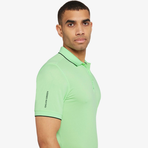 Men’s Galvin Green Marty Breathable Shirt - Fresh Green - Image 4