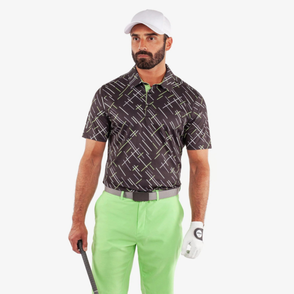 Men’s Galvin Green Mathias Breathable Shirt - Black Fresh Green