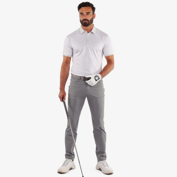 Men’s Galvin Green Maxwell Breathable Shirt - Cool Grey White - Image 3