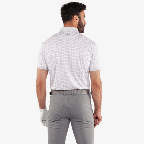 Men’s Galvin Green Maxwell Breathable Shirt - Cool Grey White - Image 5