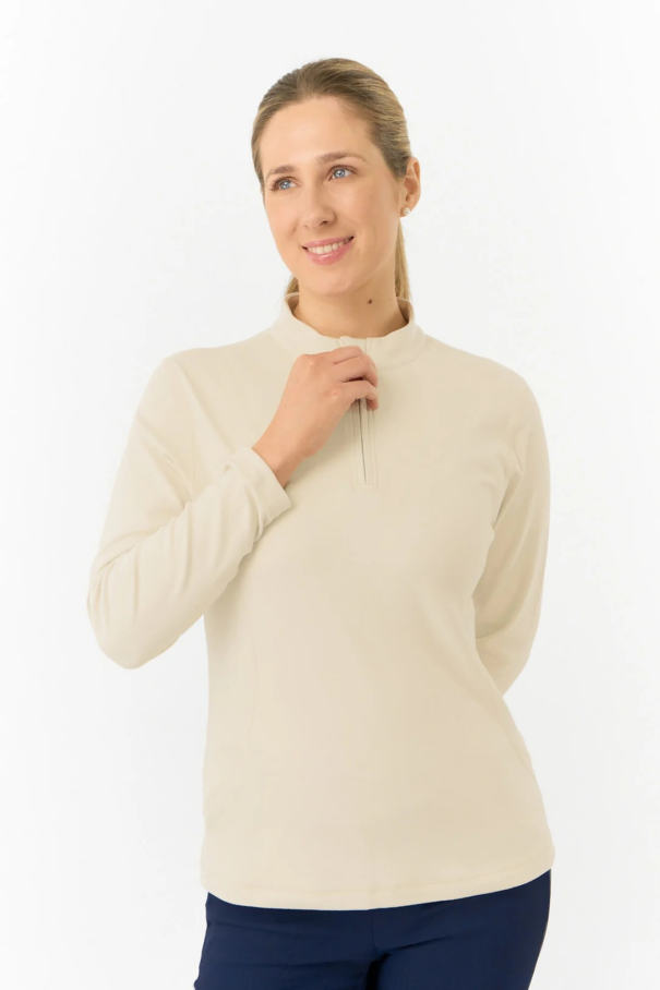 Ladies Pure Iris Super Soft Quarter Zip - PG-58007-162
