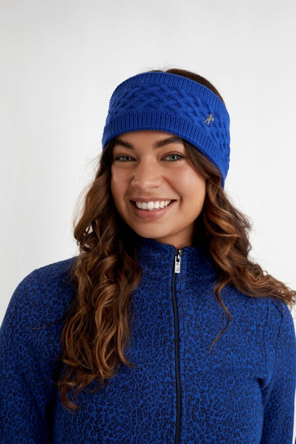 Green Lamb Kensington Fleece Lined Headband - AG23999 Electric Blue