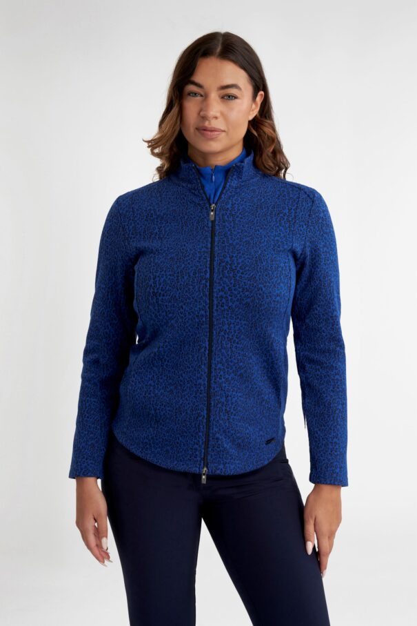 Green Lamb Elma Windstopper Jacquard Jacket - AG25099 Electric Blue - Image 3