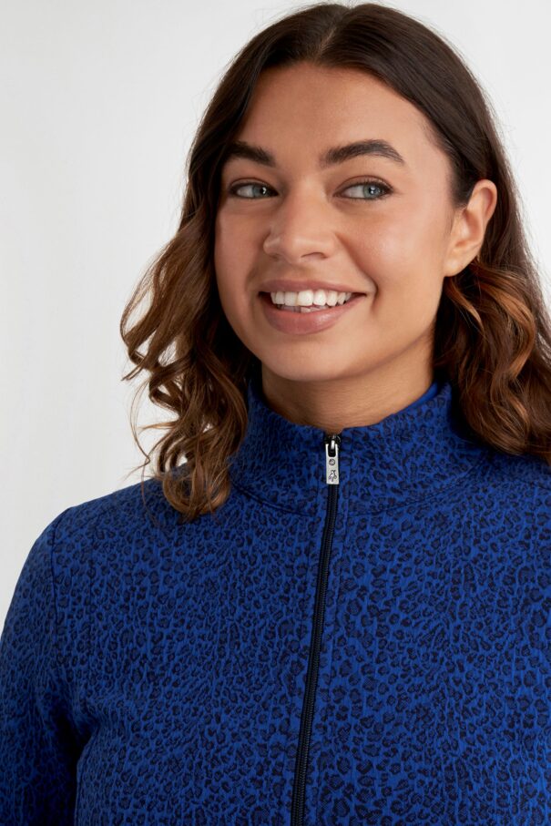 Green Lamb Elma Windstopper Jacquard Jacket - AG25099 Electric Blue