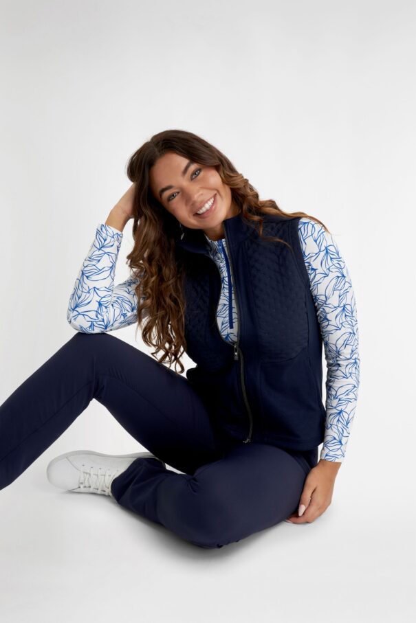 Green Lamb Elli Hybrid Gilet - AG25102 Navy