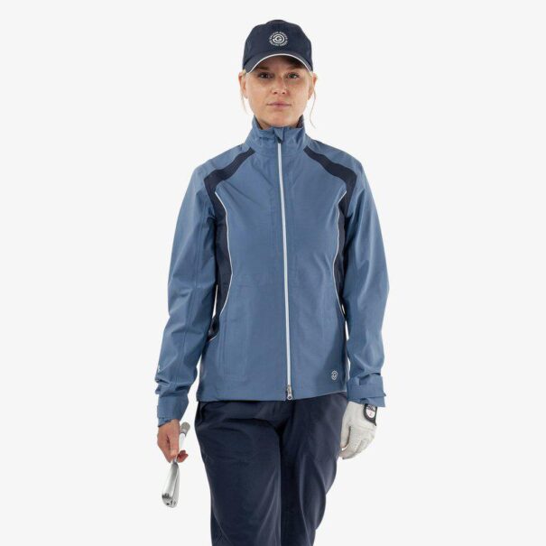 Ladies Galvin Green Amy Waterproof Jacket - Moonlight Blue Navy