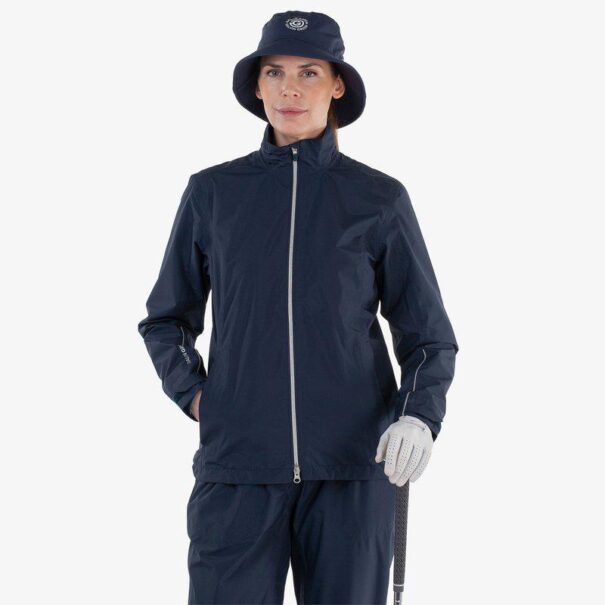 Ladies Galvin Green Ava Waterproof Jacket - Navy