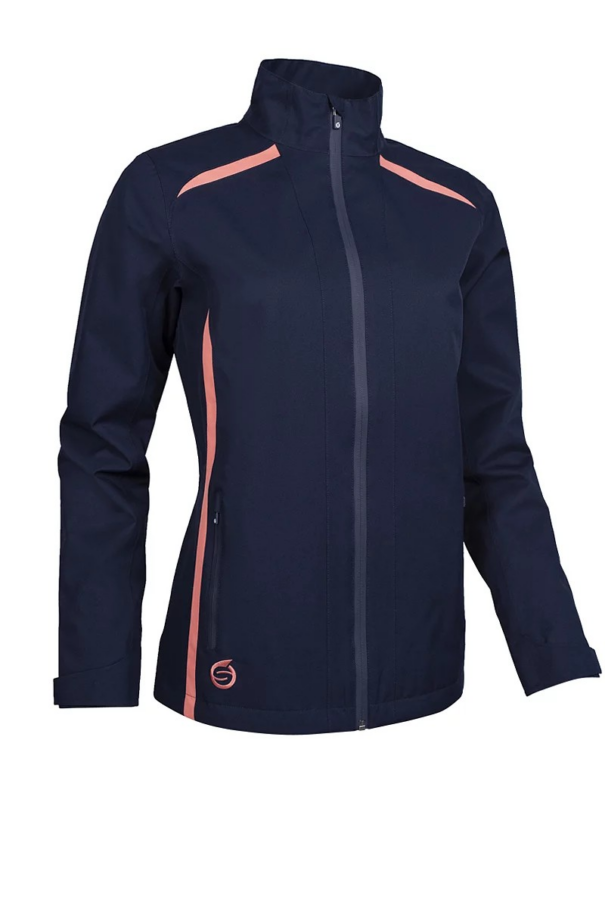 Ladies Sunderland Killy Waterproof Jacket - Navy Coral