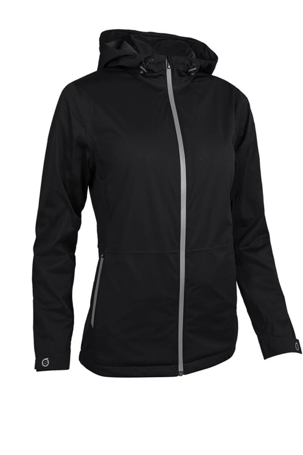 Ladies Sunderland Whisperdry Whistler Jacket - Black Silver